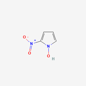 molecular formula C4H4N2O3 B12526388 2-Nitro-1H-pyrrol-1-ol CAS No. 657392-07-9