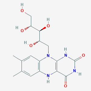 molecular formula C17H22N4O6 B1252646 1,5-Dihydroriboflavin 