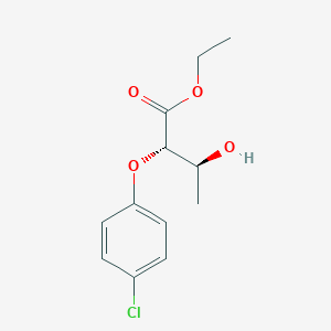 molecular formula C12H15ClO4 B12526511 ethyl (2S,3S)-2-(4-chlorophenoxy)-3-hydroxybutanoate CAS No. 821783-51-1