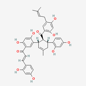 molecular formula C40H38O10 B1252652 Brosimone B 