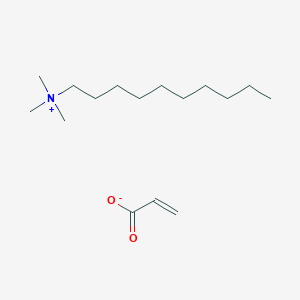molecular formula C16H33NO2 B12526559 N,N,N-Trimethyldecan-1-aminium prop-2-enoate CAS No. 655253-44-4