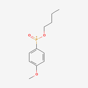 molecular formula C11H16O3P+ B12526589 Phosphinic acid, (4-methoxyphenyl)-, butyl ester CAS No. 821009-60-3