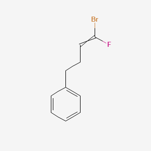 molecular formula C10H10BrF B12526628 (4-Bromo-4-fluorobut-3-en-1-yl)benzene CAS No. 808128-25-8