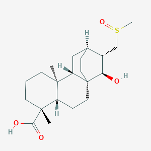 molecular formula C21H34O4S B1252669 Serofendic acid 