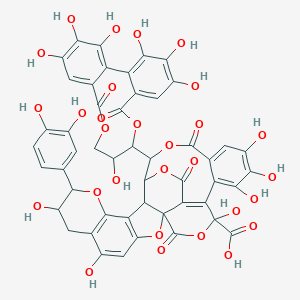 molecular formula C49H34O29 B125267 茶花单宁 G CAS No. 154524-53-5