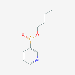 molecular formula C9H13NO2P+ B12526803 Phosphinic acid, 3-pyridinyl-, butyl ester CAS No. 821009-65-8