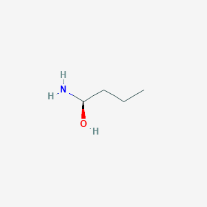 molecular formula C4H11NO B12526815 (1R)-1-Aminobutan-1-ol CAS No. 865816-22-4