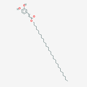 molecular formula C38H66O4 B12526822 Nonacosyl 3-(3,4-dihydroxyphenyl)prop-2-enoate CAS No. 654663-60-2