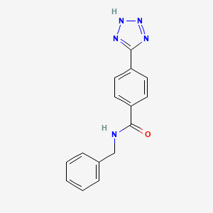 molecular formula C15H13N5O B12526834 N-benzyl-4-(2H-tetrazol-5-yl)benzamide CAS No. 651769-82-3