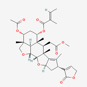 molecular formula C34H44O10 B1252684 Salannobutyrolactone 