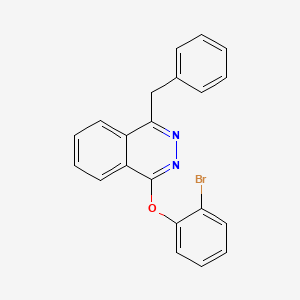 molecular formula C21H15BrN2O B12526864 1-Benzyl-4-(2-bromophenoxy)phthalazine CAS No. 652969-96-5