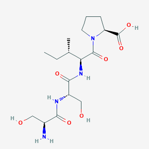 molecular formula C17H30N4O7 B12526865 L-Seryl-L-seryl-L-isoleucyl-L-proline CAS No. 820968-55-6