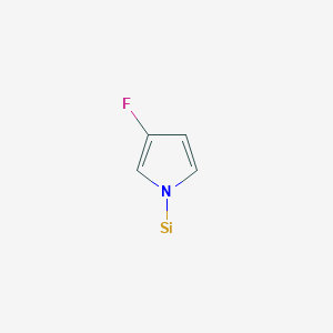 molecular formula C4H3FNSi B12526907 CID 78064185 