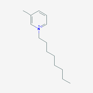 molecular formula C14H24N+ B12526923 3-Methyl-1-octylpyridin-1-ium CAS No. 712355-01-6