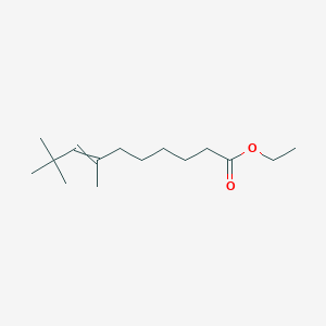 molecular formula C15H28O2 B12526933 Ethyl 7,9,9-trimethyldec-7-enoate CAS No. 654068-34-5