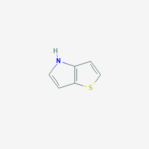 molecular formula C6H5NS B1252704 4H-thieno[3,2-b]pyrrole CAS No. 250-94-2