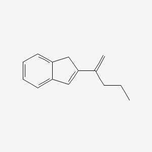 molecular formula C14H16 B12527171 2-(Pent-1-en-2-yl)-1H-indene CAS No. 819871-83-5
