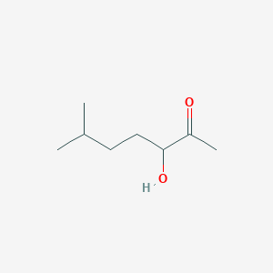 molecular formula C8H16O2 B12527194 3-Hydroxy-6-methylheptan-2-one CAS No. 687638-86-4