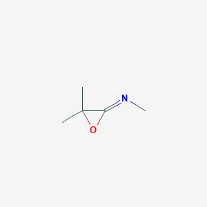 molecular formula C5H9NO B12527274 (2Z)-N,3,3-Trimethyloxiran-2-imine CAS No. 670748-84-2