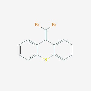 molecular formula C14H8Br2S B12527332 9H-Thioxanthene, 9-(dibromomethylene)- CAS No. 681164-18-1