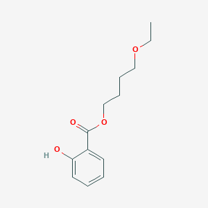 molecular formula C13H18O4 B12527366 4-Ethoxybutyl 2-hydroxybenzoate CAS No. 675836-33-6