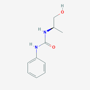 molecular formula C10H14N2O2 B12527459 N-[(2R)-1-Hydroxypropan-2-yl]-N'-phenylurea CAS No. 827612-95-3