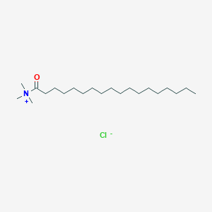 molecular formula C21H44ClNO B12527486 N,N,N-Trimethyloctadecanamidium chloride CAS No. 654672-26-1