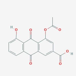 molecular formula C17H10O7 B125275 4-Acetyl Rhein CAS No. 875535-36-7