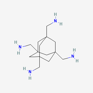 molecular formula C14H28N4 B1252753 1,3,5,7-Tetrakis(aminomethyl)adamantane 