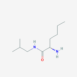 molecular formula C10H22N2O B12527640 N-(2-Methylpropyl)-L-norleucinamide CAS No. 847341-30-4