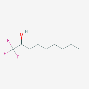 molecular formula C9H17F3O B125277 (s)-(-)-1,1,1-Trifluorononan-2-ol CAS No. 147991-84-2