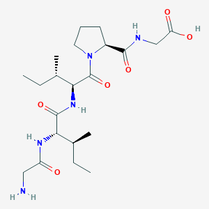 molecular formula C21H37N5O6 B12527769 Glycyl-L-isoleucyl-L-isoleucyl-L-prolylglycine CAS No. 742068-23-1