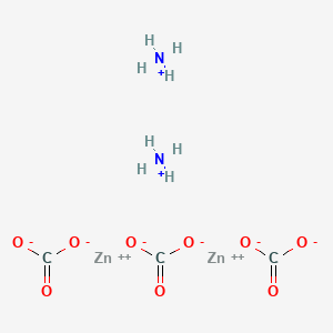 molecular formula C2H8N2O6Zn B12527838 Diammonium zinc biscarbonate CAS No. 40861-29-8