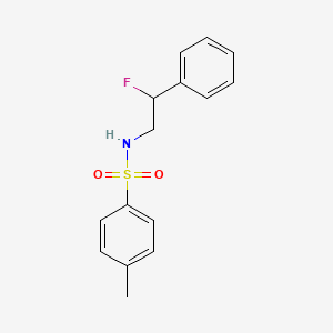 molecular formula C15H16FNO2S B12527882 N-(2-Fluoro-2-phenylethyl)-4-methylbenzene-1-sulfonamide CAS No. 654677-33-5