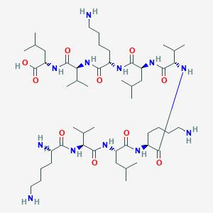 molecular formula C51H98N12O10 B12527920 H-Lys-Val-Leu-Lys-Val-Leu-Lys-Val-Leu-OH CAS No. 678998-85-1
