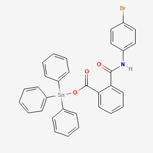 molecular formula C32H24BrNO3Sn B12528000 N-(4-Bromophenyl)-2-{[(triphenylstannyl)oxy]carbonyl}benzamide CAS No. 652169-89-6