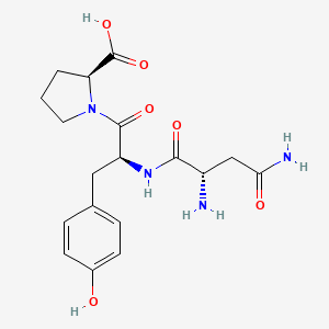molecular formula C18H24N4O6 B12528039 L-Proline, L-asparaginyl-L-tyrosyl- CAS No. 821776-06-1