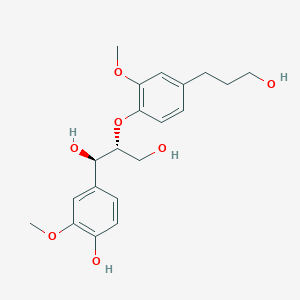(7R,7R)-4,7,9,9'-tetrahydroxy-3,3'-dimethoxy-8-O-4'-neolignan
