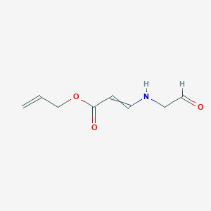 molecular formula C8H11NO3 B12528203 Prop-2-en-1-yl 3-[(2-oxoethyl)amino]prop-2-enoate CAS No. 652976-14-2