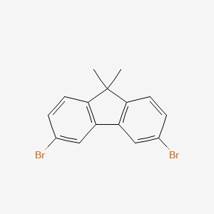 molecular formula C15H12Br2 B12528244 3,6-Dibromo-9,9-dimethyl fluorene 
