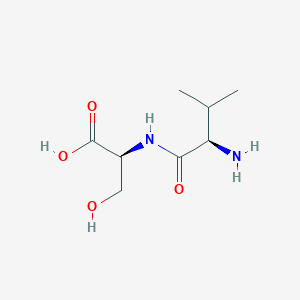 molecular formula C8H16N2O4 B12528308 D-Valyl-L-serine CAS No. 656221-76-0