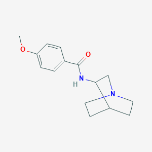 molecular formula C15H20N2O2 B12528446 N-(1-Azabicyclo[2.2.2]oct-3-yl)-4-methoxybenzamide CAS No. 755709-80-9