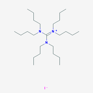 molecular formula C25H54IN3 B12528581 N,N-Dibutyl[bis(dibutylamino)]methaniminium iodide CAS No. 866639-33-0