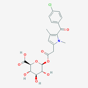 molecular formula C21H22ClNO9 B125286 Zomepirac glucuronide CAS No. 75871-31-7