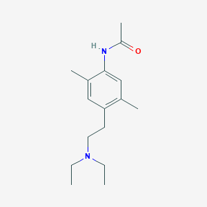 molecular formula C16H26N2O B12528614 N-{4-[2-(Diethylamino)ethyl]-2,5-dimethylphenyl}acetamide CAS No. 828911-66-6