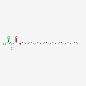 molecular formula C19H33Cl3O2 B12528640 Hexadecyl 2,3,3-trichloroprop-2-enoate CAS No. 654646-25-0