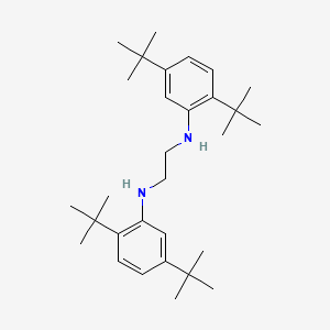 molecular formula C30H48N2 B12528721 N~1~,N~2~-Bis(2,5-di-tert-butylphenyl)ethane-1,2-diamine CAS No. 700375-17-3