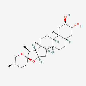 molecular formula C27H44O4 B1252879 Neogitogenin 