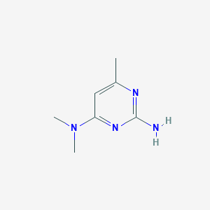 B1252891 N4,N4,6-trimethylpyrimidine-2,4-diamine CAS No. 68302-95-4