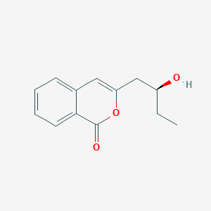 molecular formula C13H14O3 B12528932 3-[(2S)-2-Hydroxybutyl]-1H-2-benzopyran-1-one CAS No. 653597-72-9